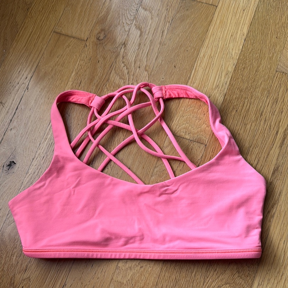 Free To Be Wild Bra - Bright Coral
